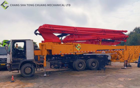 Beli Pada tahun 2012 Sany Heavy Industry Remanufacture Second Hand Concrete Pump Truck 46meters online manufacture