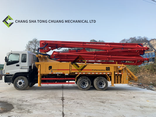 Beli Pada tahun 2009 diproduksi kembali digunakan beton pompa truk Putzmeister 36 meter online manufacture