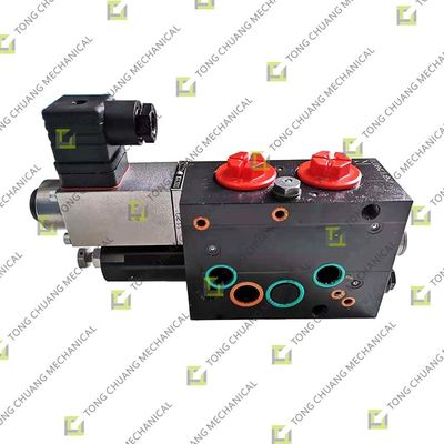 Beli PSV 4S1F/370-3 (with bypass valve) Multi-way valve head section，Multi-way valve first section、Multi-way valve head unit、Multi-way valve front section，Multi-way valve oil inlet head section online manufacture