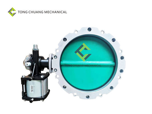 V1FS300GBN Pneumatic Dioperasikan Butterfly Valve Single Flange Aluminium Alloy