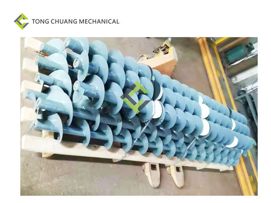 Pabrik Batching Beton WAM Screw Conveyor Baja Tebal Panjang Kustom