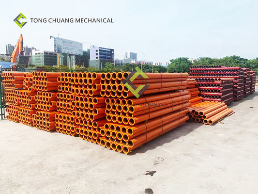 Tabung Pipa Pompa Beton Lurus 1M 20 # Baja Dicat Dengan Baik Umur Panjang