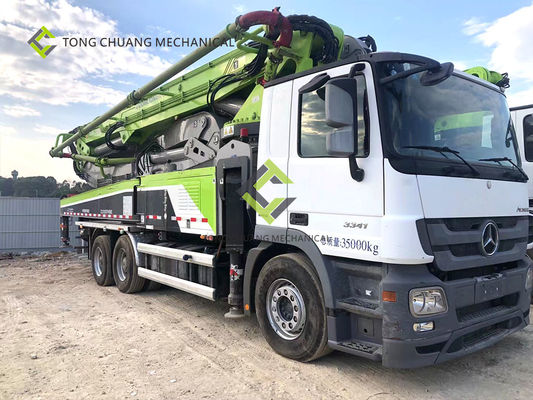 Di 2019 Zoomlion Remanufaktur Truk Boom Beton Bekas 49 Meter Terpasang