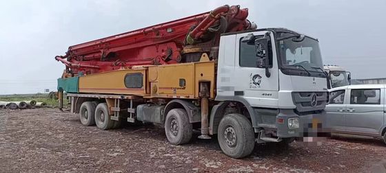 Pompa Beton Bekas Putzmeister 56-5 Meter Dengan Chassis Mecedes-Benz 8×4