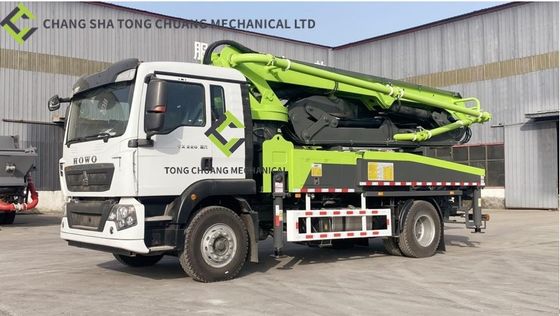 Truk Pompa Beton Mesin Weichai 31 Meter Dengan 2 Jembatan
