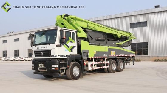 Truk Pompa Beton 3 Jembatan 52 Meter RZ Arm Frame Mode Lipat