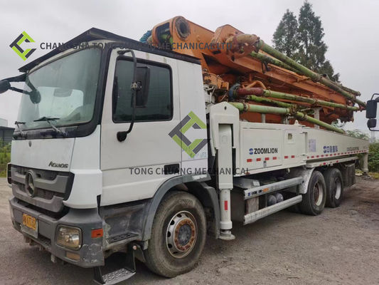 Pada tahun 2012, Zoomlion 47 M truk pompa beton dengan perpindahan besar dan 5 tiang