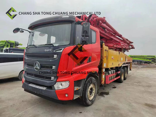 Pada tahun 2021 Sany SYM5350THB1E Chassis 49 M Beton Pump Truck 5 Silinder Dan 5 Masts