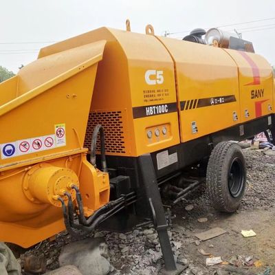 2018 Sany Heavy Industry HBT100C-1818D Dipakai Pompa Treler Beton