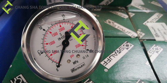 Sany DS63-25 MPA Pressure Gauge Hitam Warna 0,24kg untuk Onboard Pump Truck dan Pump Tarik