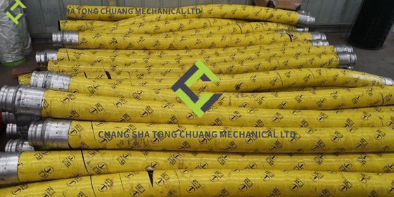Sany Heavy Industry dan Zoomlion Heavy Industry truk pompa beton truk dipasang pompa trailer pompa aksesoris 125B * 3000 kepala tunggal 4-lapisan steel wire hose
