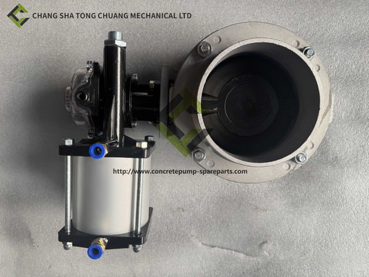 Ventil kupu-kupu pneumatik flange tunggal dari fittings pabrik pencampuran beton V1FS150GBN
