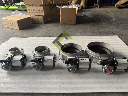 Ventil Kupu-kupu Pneumatik Flange Tunggal Untuk Stasiun Campuran V1FS300GBN+CP101+MIC23
