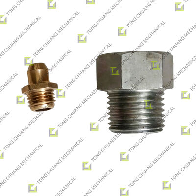 Nipel Gemuk + Adaptor, Nipel Gemuk & Adaptor Pelumasan, Pengurang Nipel Gemuk Mesin Konstruksi, Adaptor Nipel Gemuk El untuk Posisi Bengkok, Konektor Nipel Gemuk Pelumasan Pin Poros